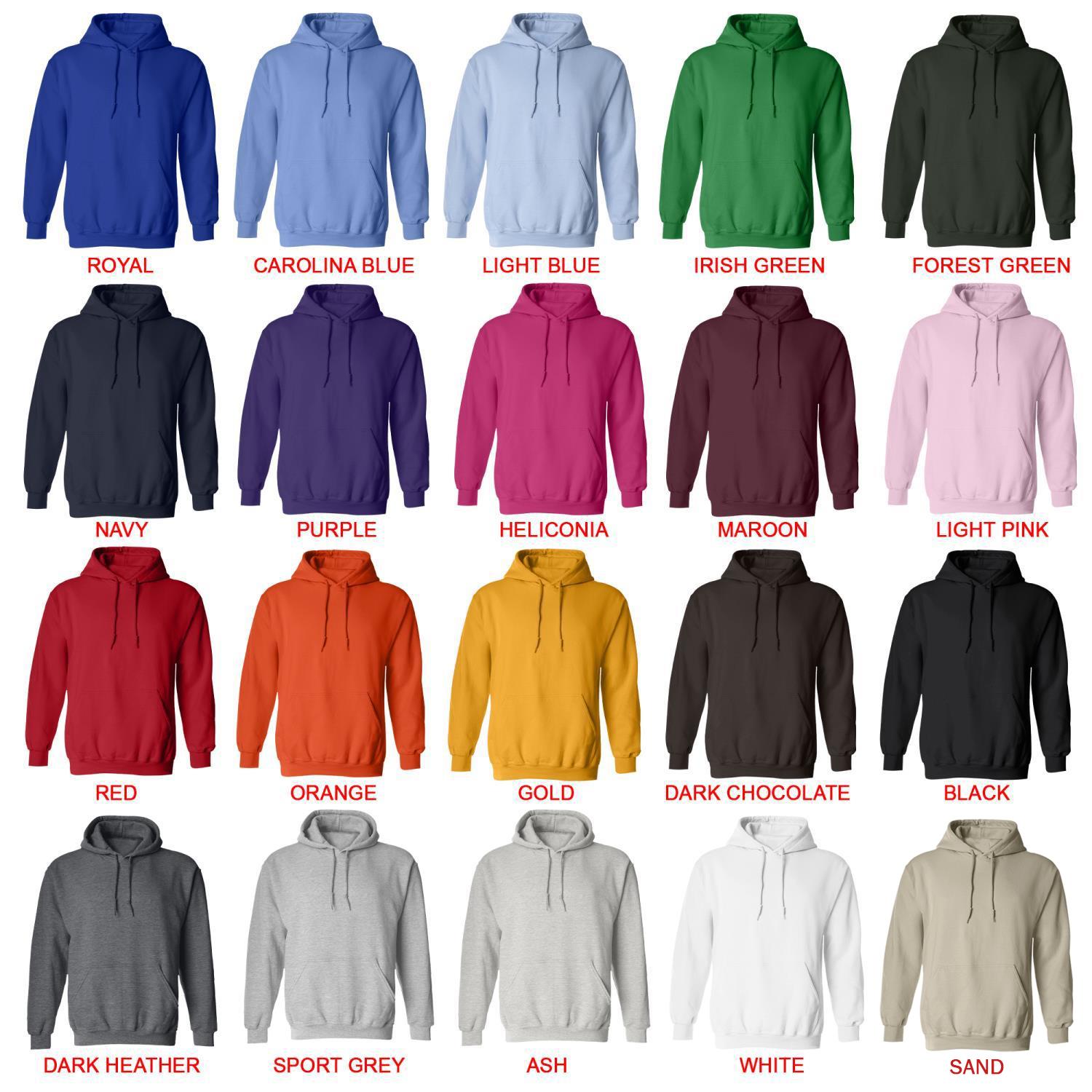 hoodie color chart - Frankenstein Shop
