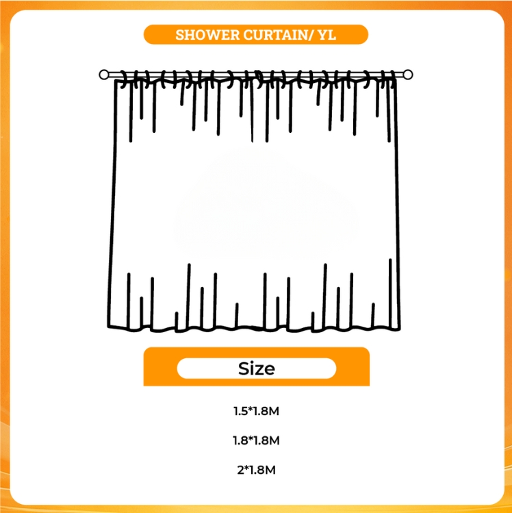 3D shower curtain - Frankenstein Shop