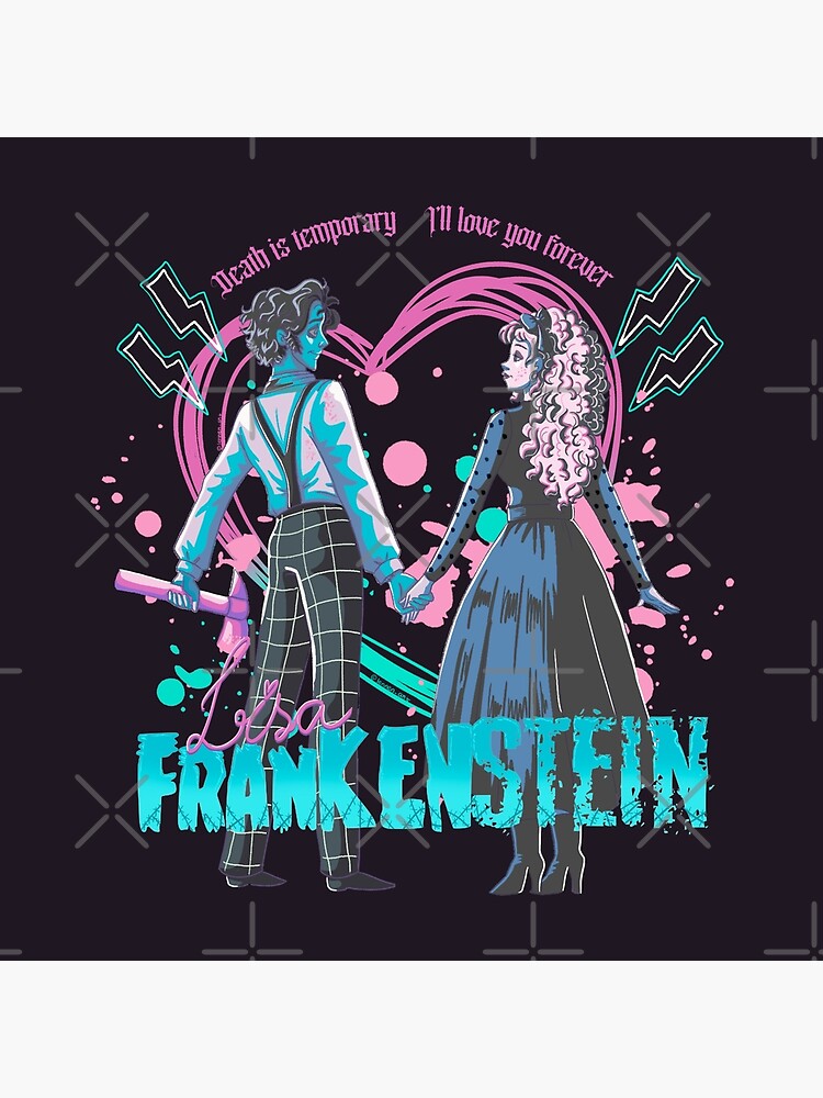 Lisa Frankenstein 80s Aesthetic Throw Pillow - Image 2