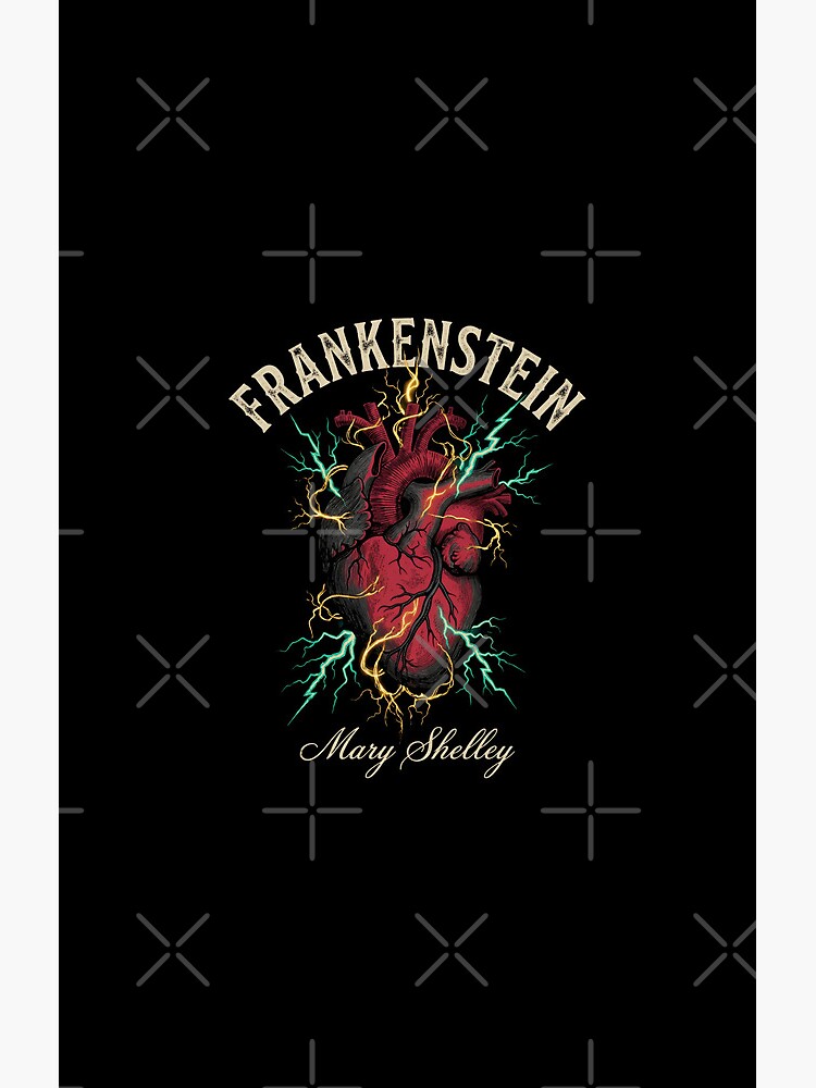 Frankenstein Anatomical Heart Shower Curtain - Image 2