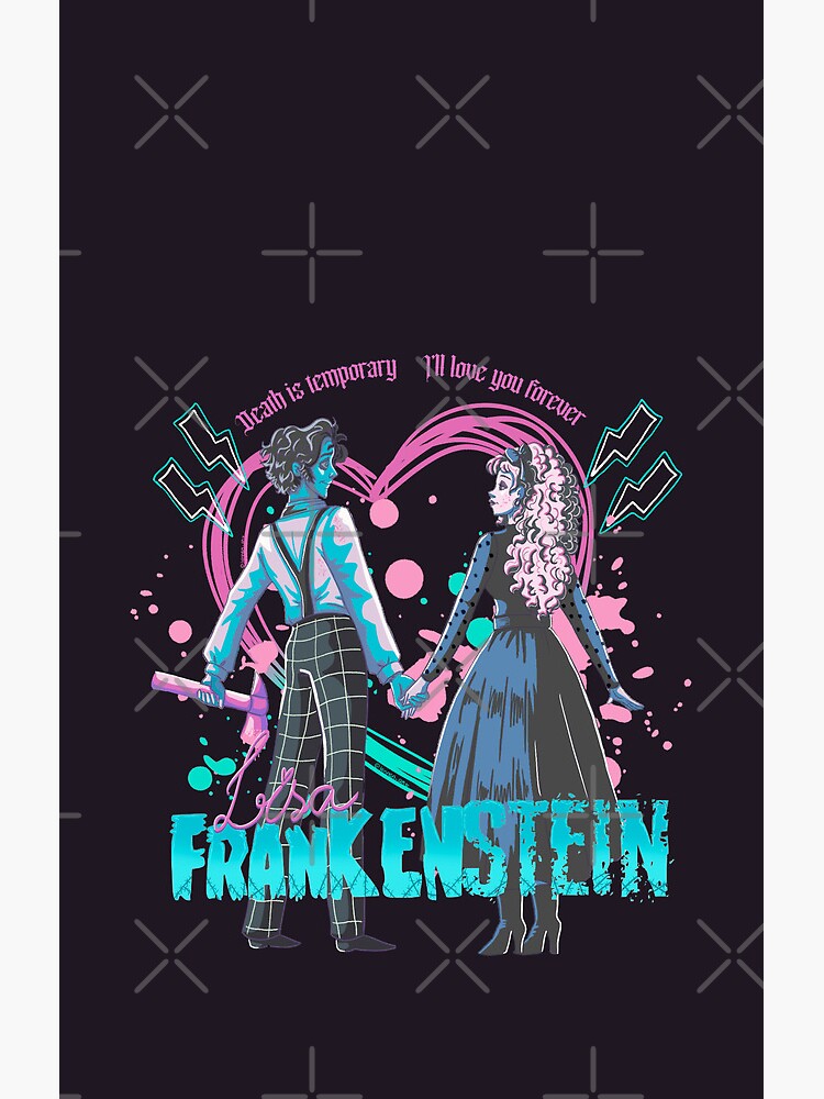 Lisa Frankenstein 80s Aesthetic Shower Curtain - Image 2