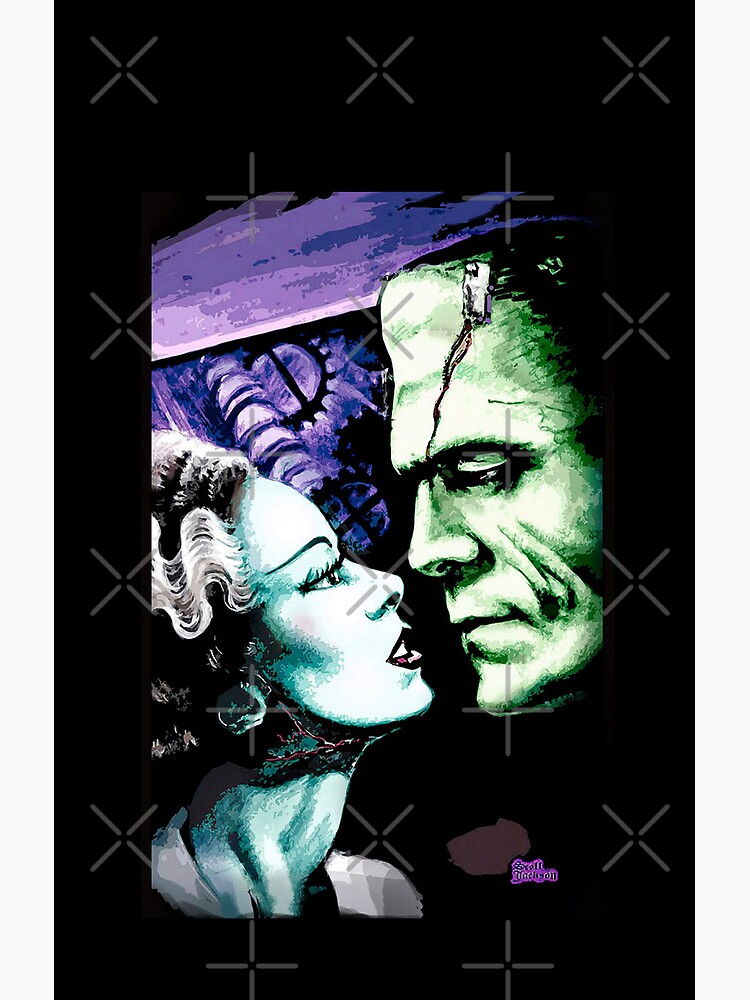 Bride And Frankie Monster Love Shower Curtain - Image 2