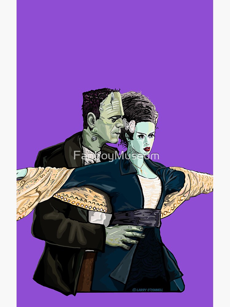 Frankenstein Titanic Horror Shower Curtain - Image 2