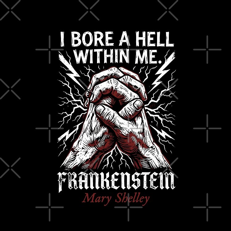 Frankenstein I Bore A Hell Within Me Tote Bag - Image 2