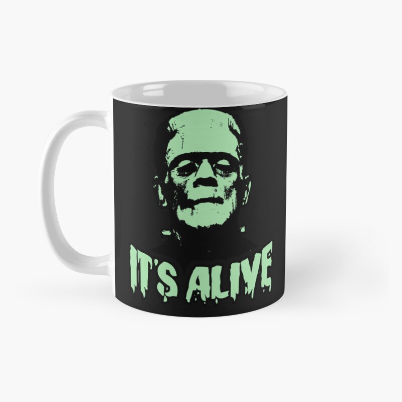 Frankenstein Retro Portrait Mug - Image 2