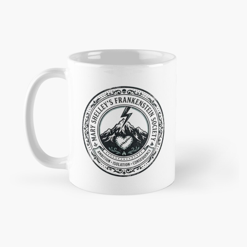 Mary Shelley Frankenstein Society Mug - Image 2