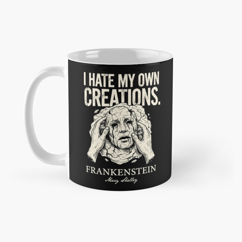 Frankenstein Hate My Creations Mug - Image 2
