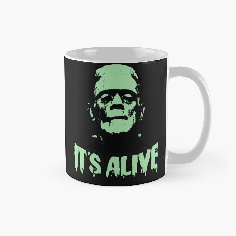 Frankenstein Retro Portrait Mug