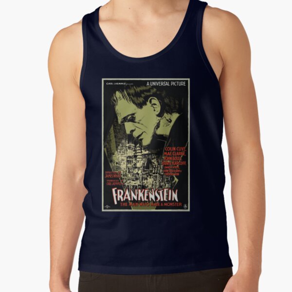 Frankenstein The Man Who Made A Monster Tank Top
