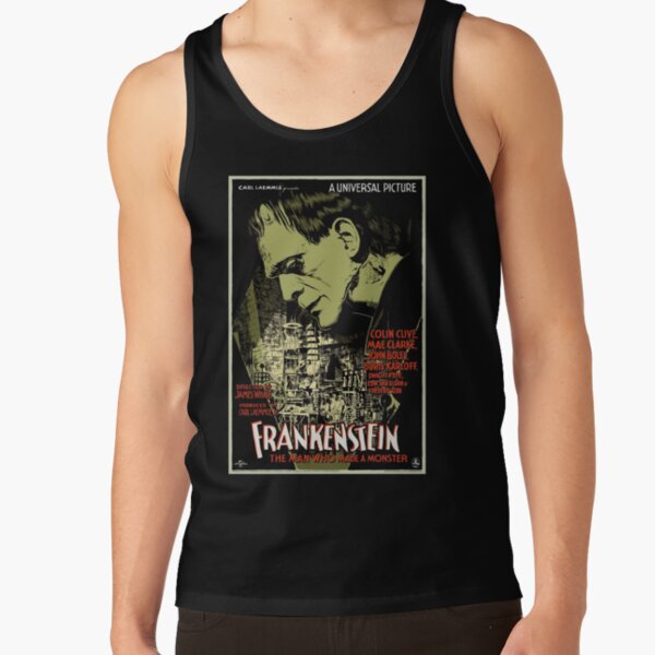Frankenstein The Man Who Made A Monster Tank Top - Image 3