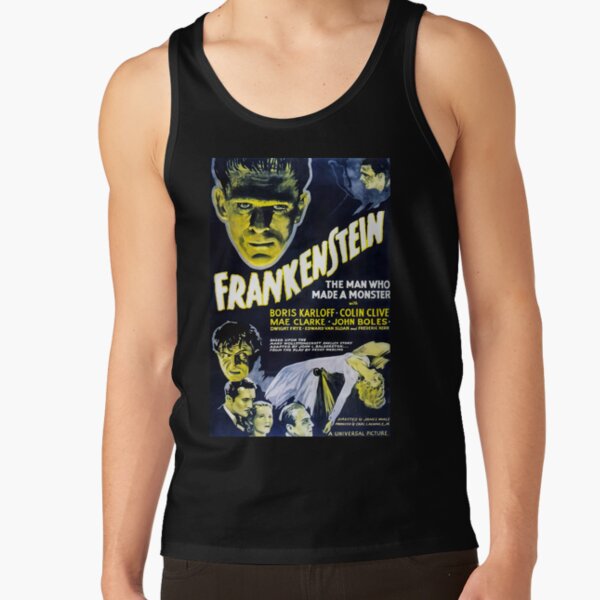 Frankenstein Vintage Gothic Classic Tank Top - Image 2