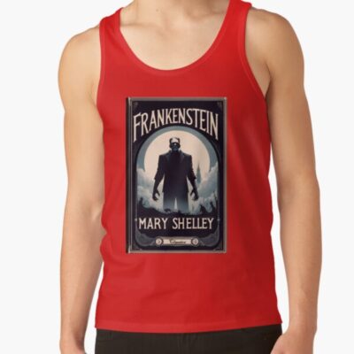 Frankenstein Book Cover Vintage Tank Top