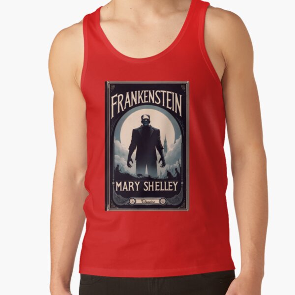 Frankenstein Book Cover Vintage Tank Top