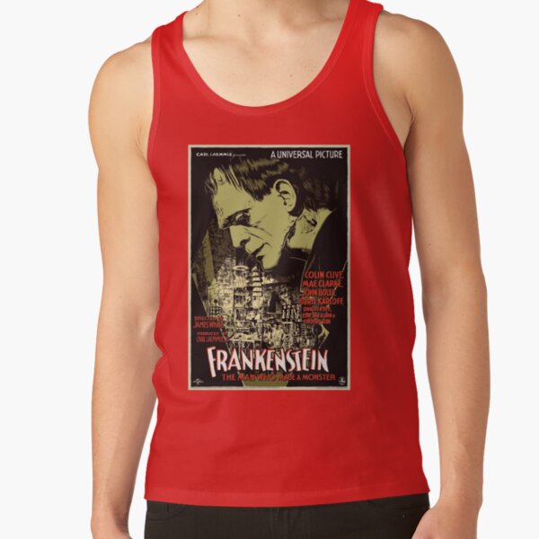 Frankenstein The Man Who Made A Monster Tank Top - Image 5