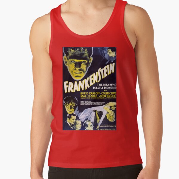 Frankenstein Vintage Gothic Classic Tank Top - Image 4