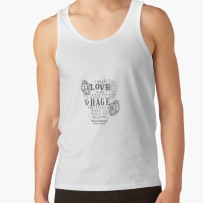 Mary Shelley Frankenstein Love And Rage Tank Top