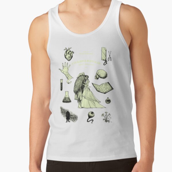 Frankenstein Gothic Monster Portrait Tank Top - Image 2