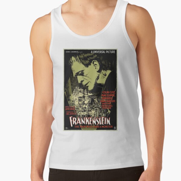 Frankenstein The Man Who Made A Monster Tank Top - Image 2