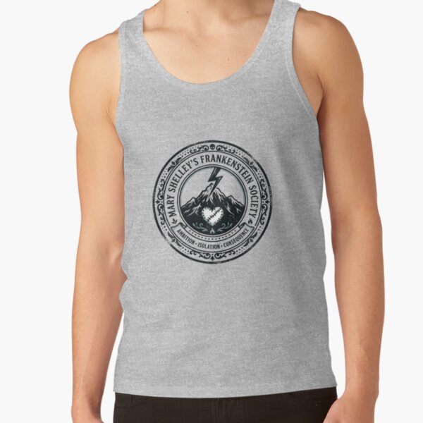 Mary Shelley Frankenstein Society Quote Tank Top - Image 2