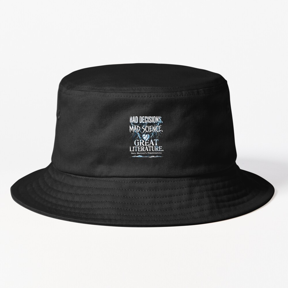 Frankenstein Mad Science Literature Bucket Hat