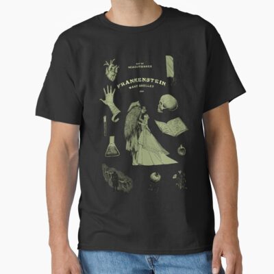 Frankenstein Gothic Monster Portrait T-shirt