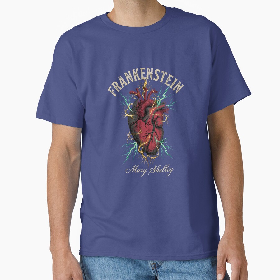 Frankenstein Anatomical Heart Lightning T-shirt - Image 4