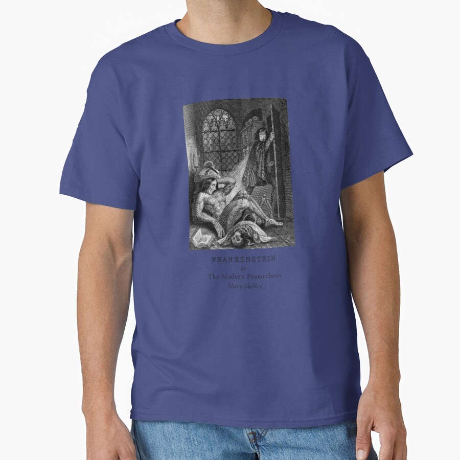 Frankenstein Mary Shelley Gothic Literature T-shirt - Image 4