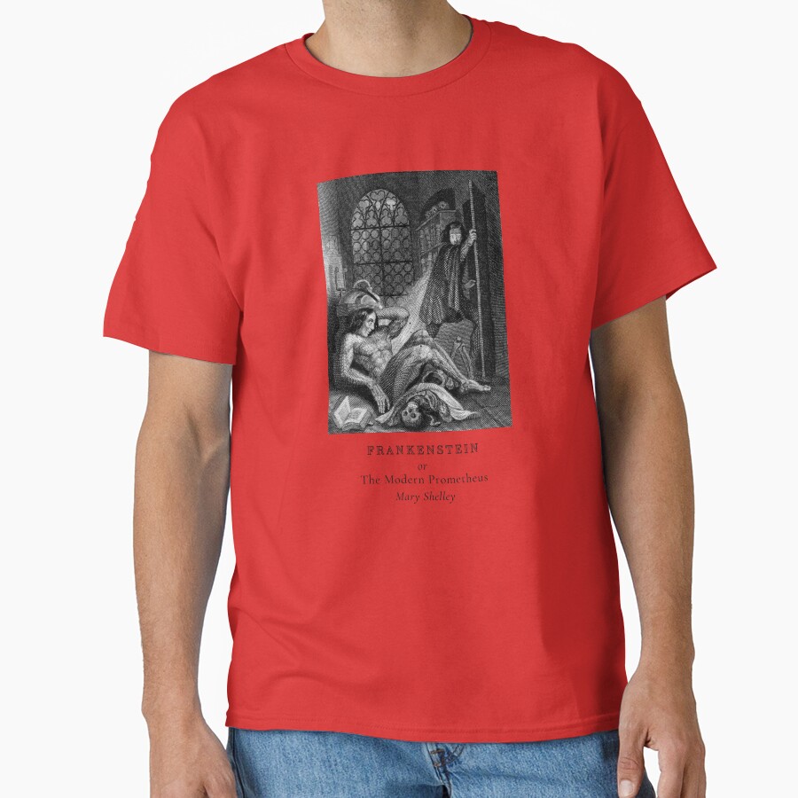Frankenstein Mary Shelley Gothic Literature T-shirt - Image 5