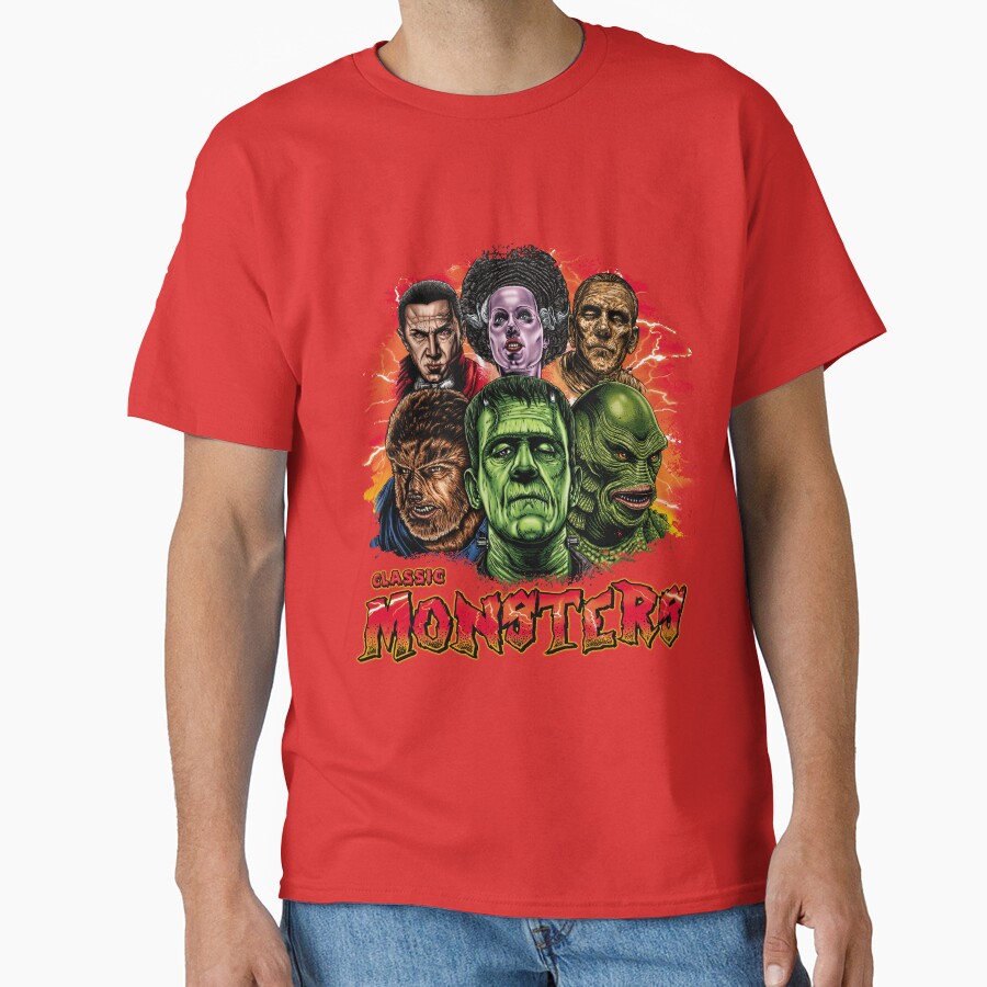 Classic Movie Monsters Frankenstein T-shirt - Image 5