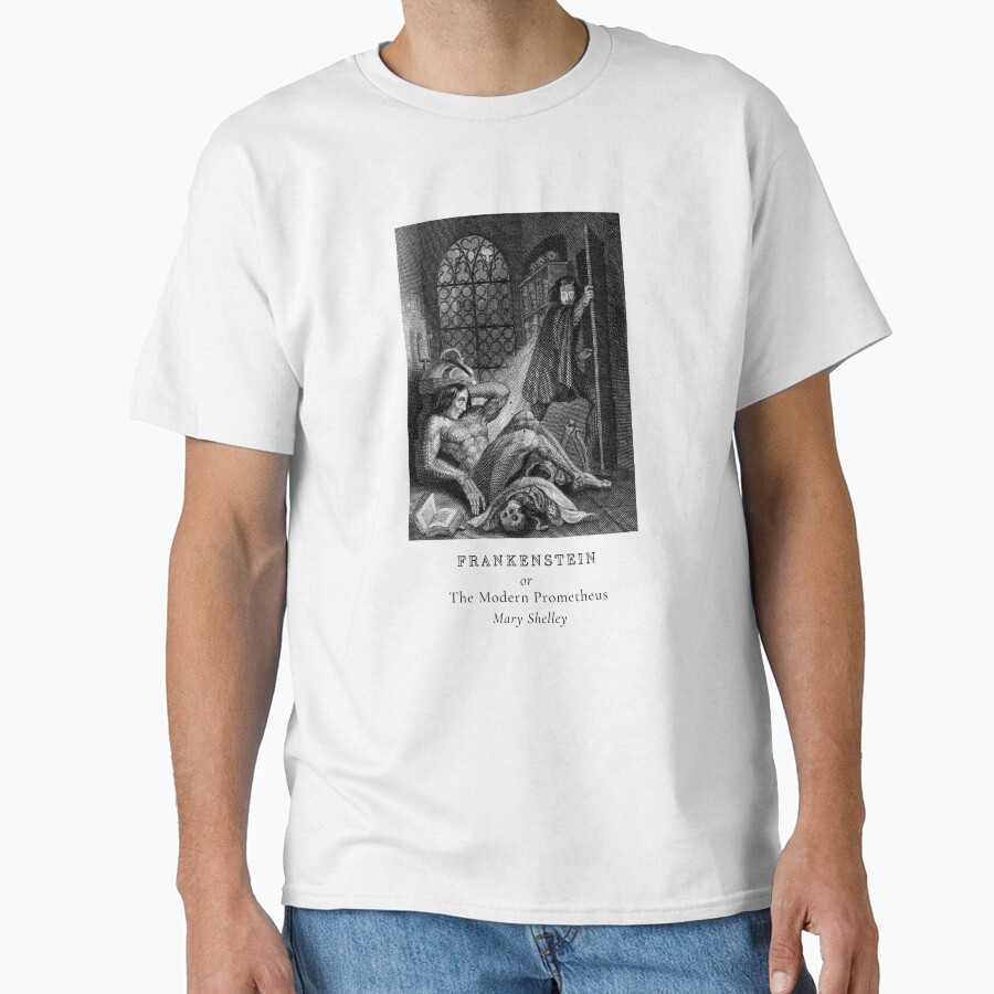 Frankenstein Mary Shelley Gothic Literature T-shirt