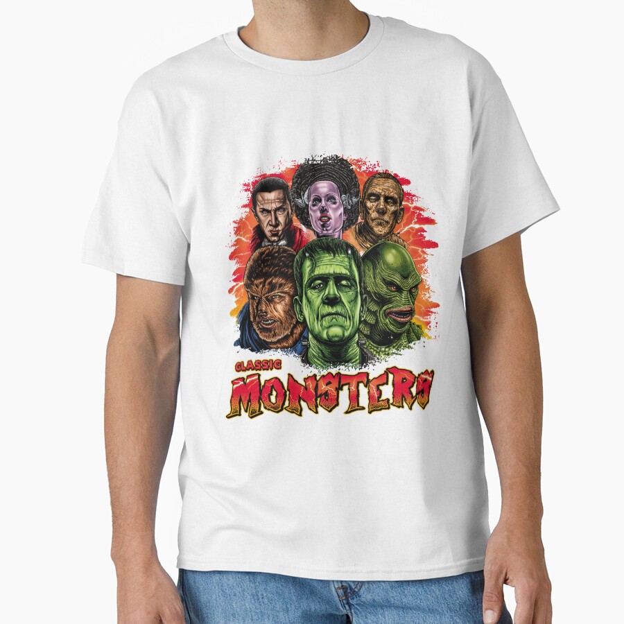 Classic Movie Monsters Frankenstein T-shirt - Image 2