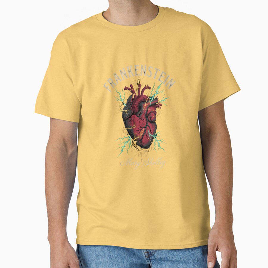 Frankenstein Anatomical Heart Lightning T-shirt - Image 6