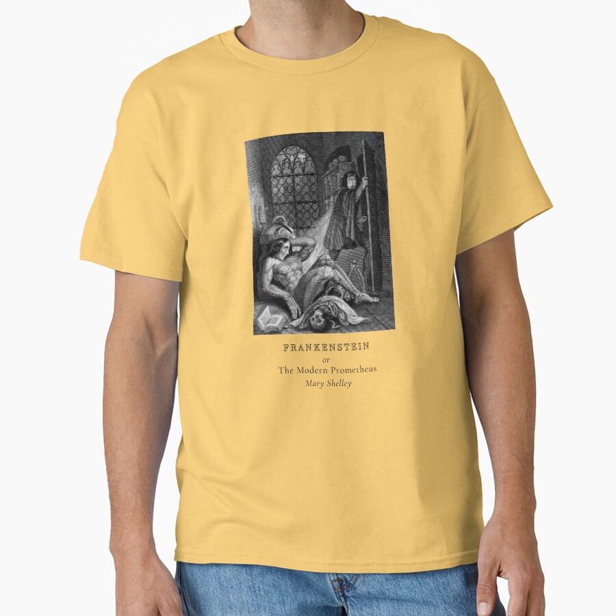 Frankenstein Mary Shelley Gothic Literature T-shirt - Image 6
