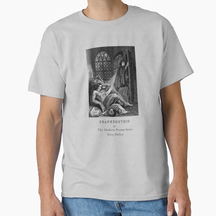 Frankenstein Mary Shelley Gothic Literature T-shirt - Image 3
