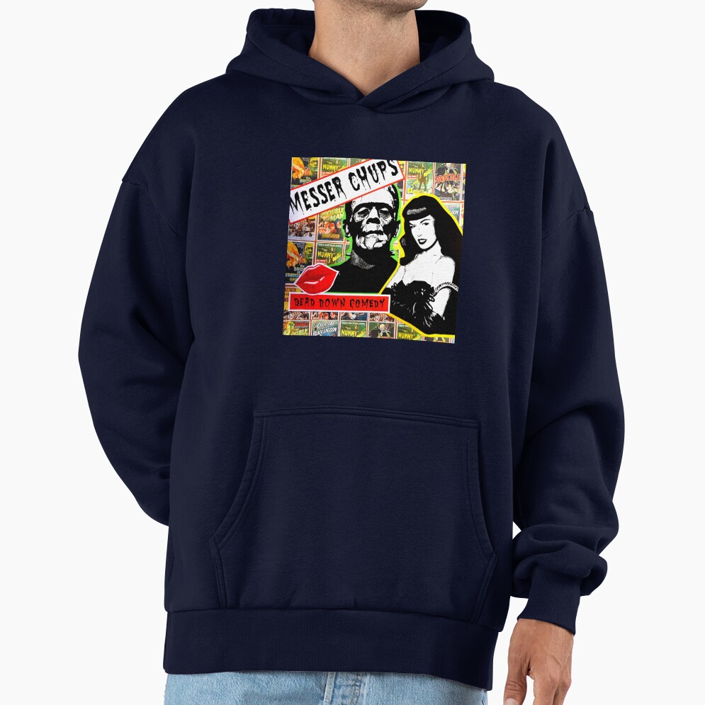 Frankenstein Dead Down Comedy Hoodie - Image 5