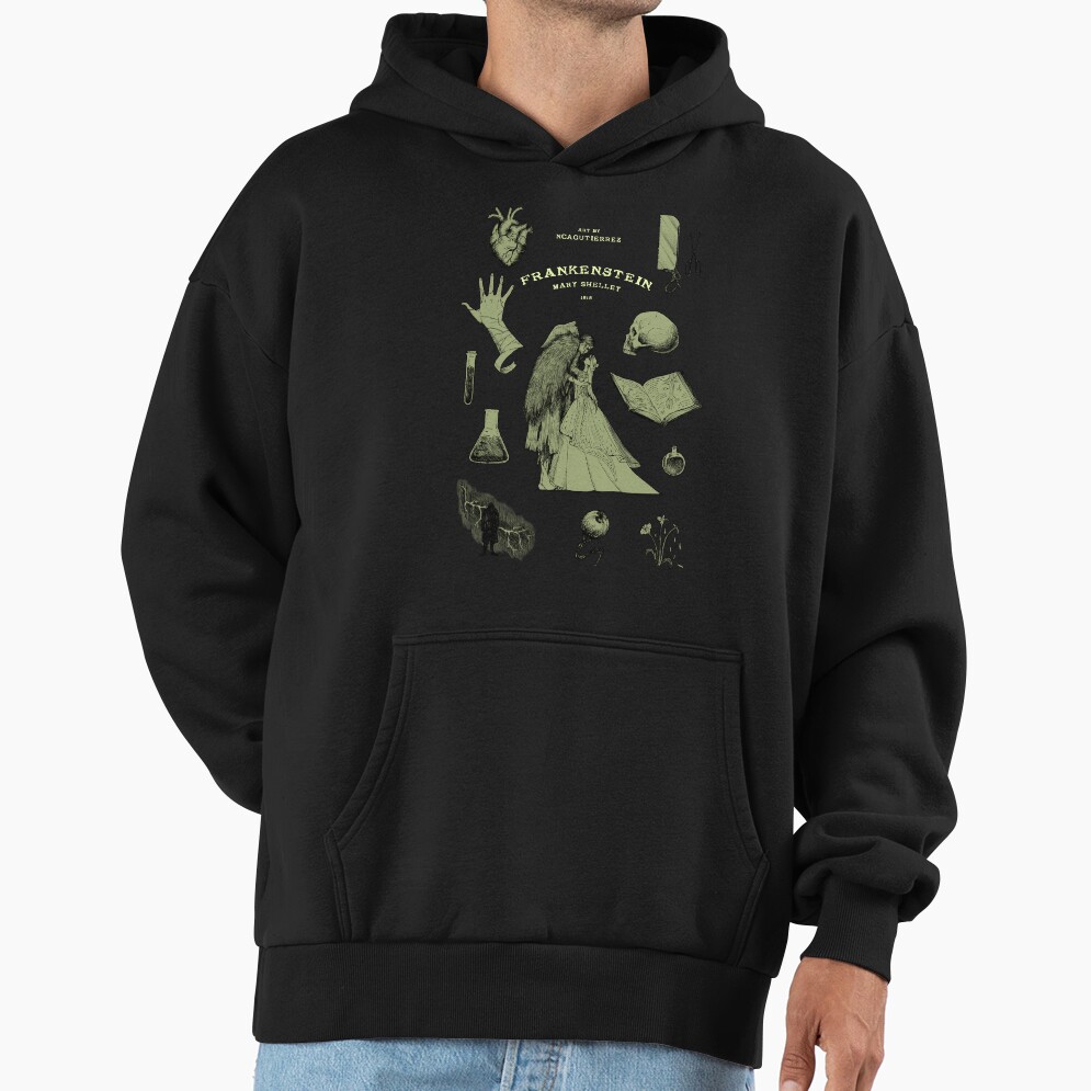 Frankenstein Gothic Monster Portrait Hoodie