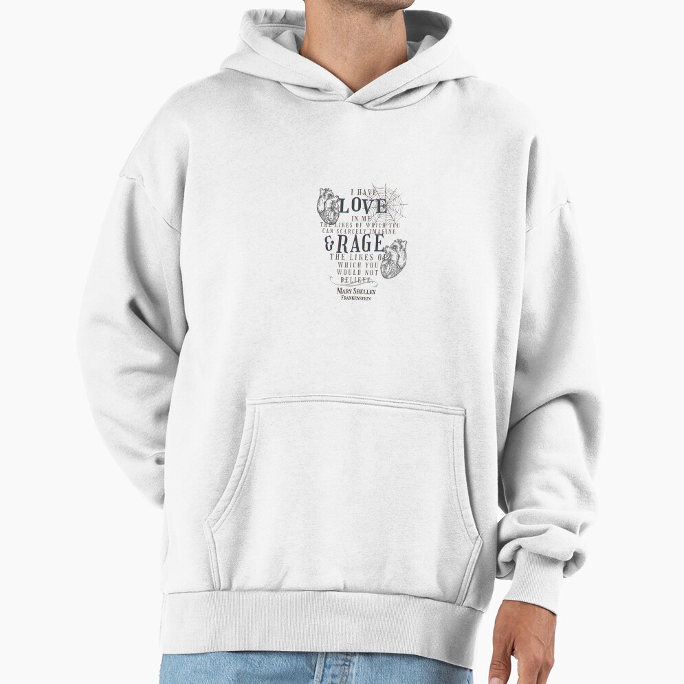 Mary Shelley Frankenstein Love And Rage Hoodie