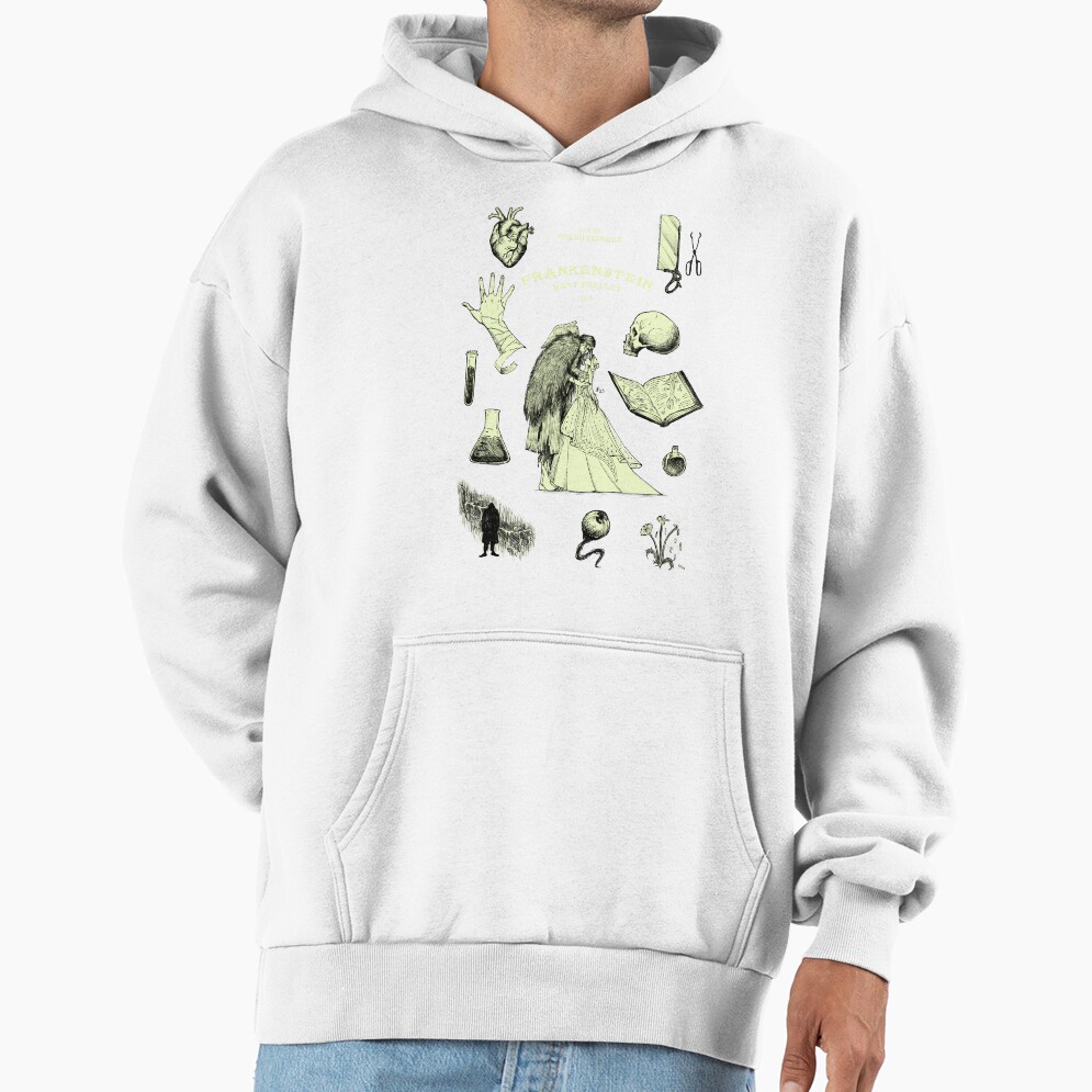 Frankenstein Gothic Monster Portrait Hoodie - Image 2