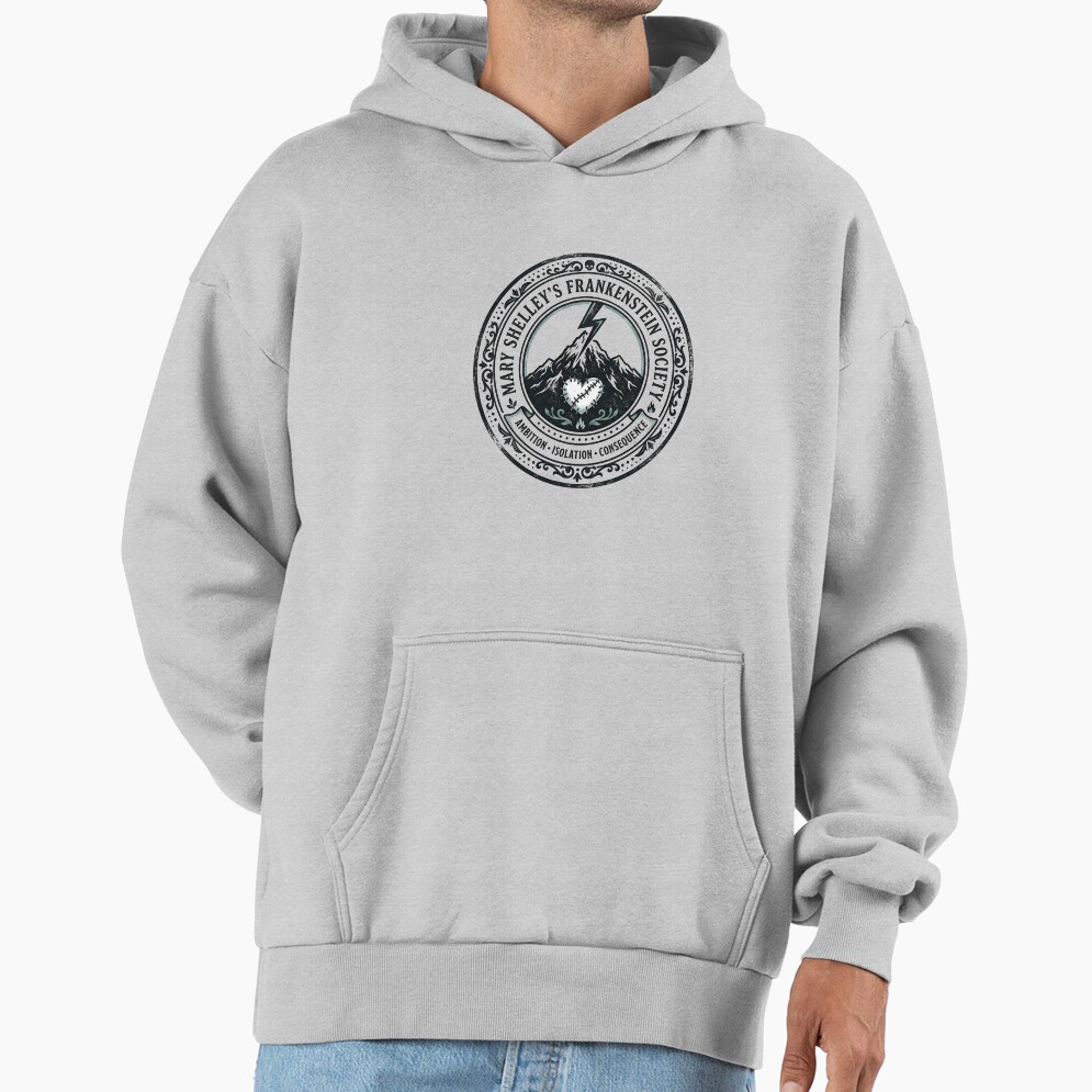 Mary Shelley Frankenstein Society Quote Hoodie - Image 3