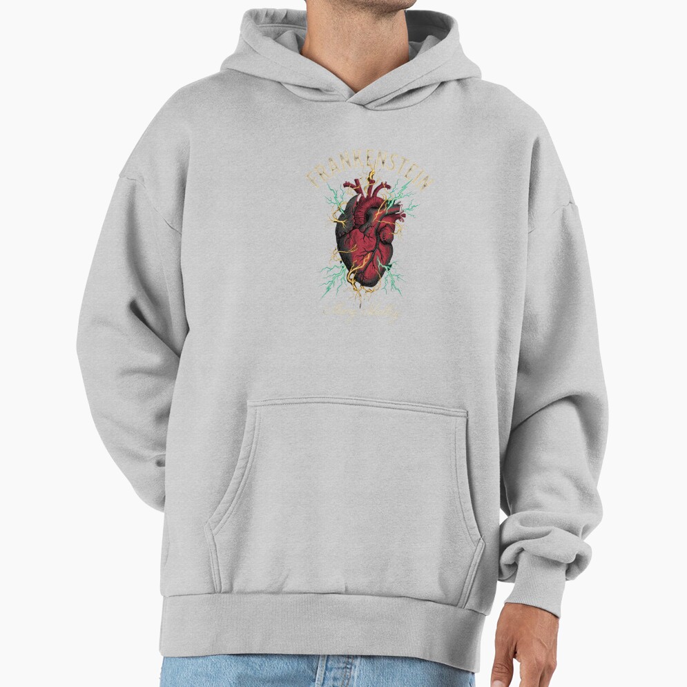 Frankenstein Anatomical Heart Lightning Hoodie - Image 4