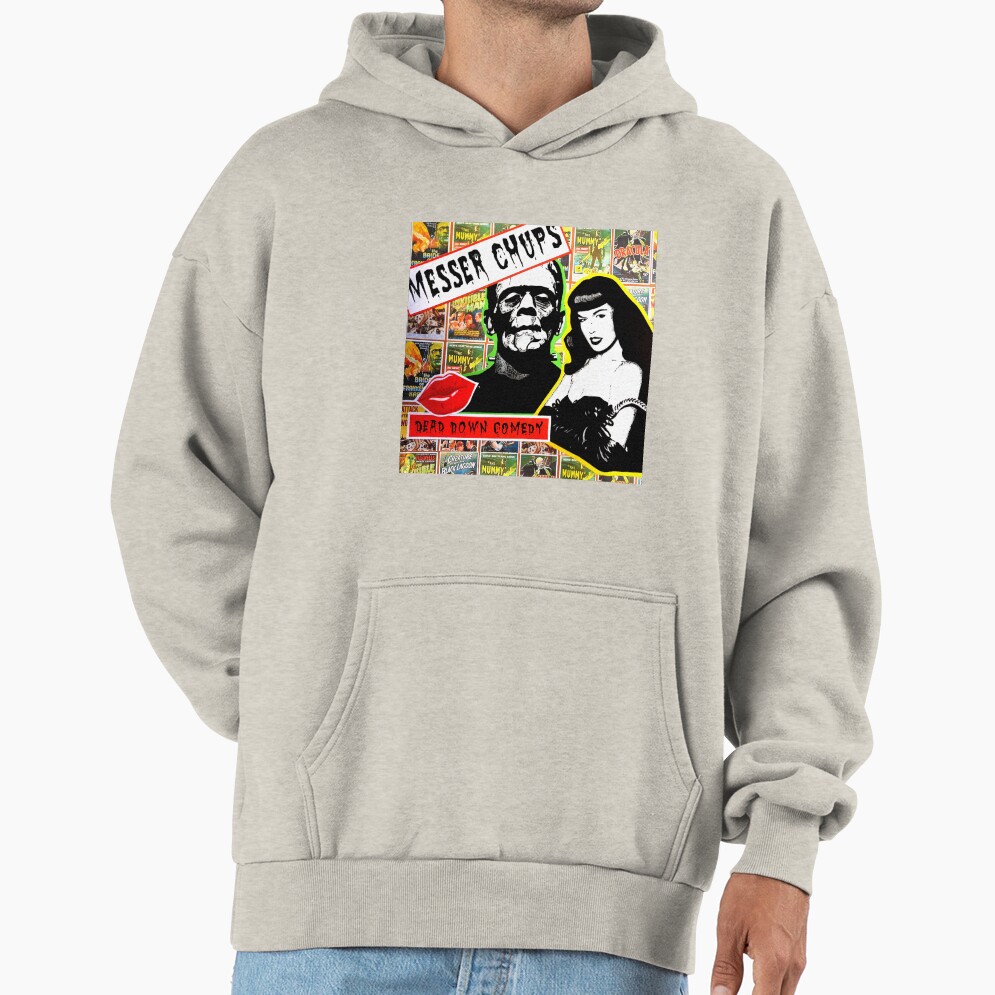Frankenstein Dead Down Comedy Hoodie - Image 3