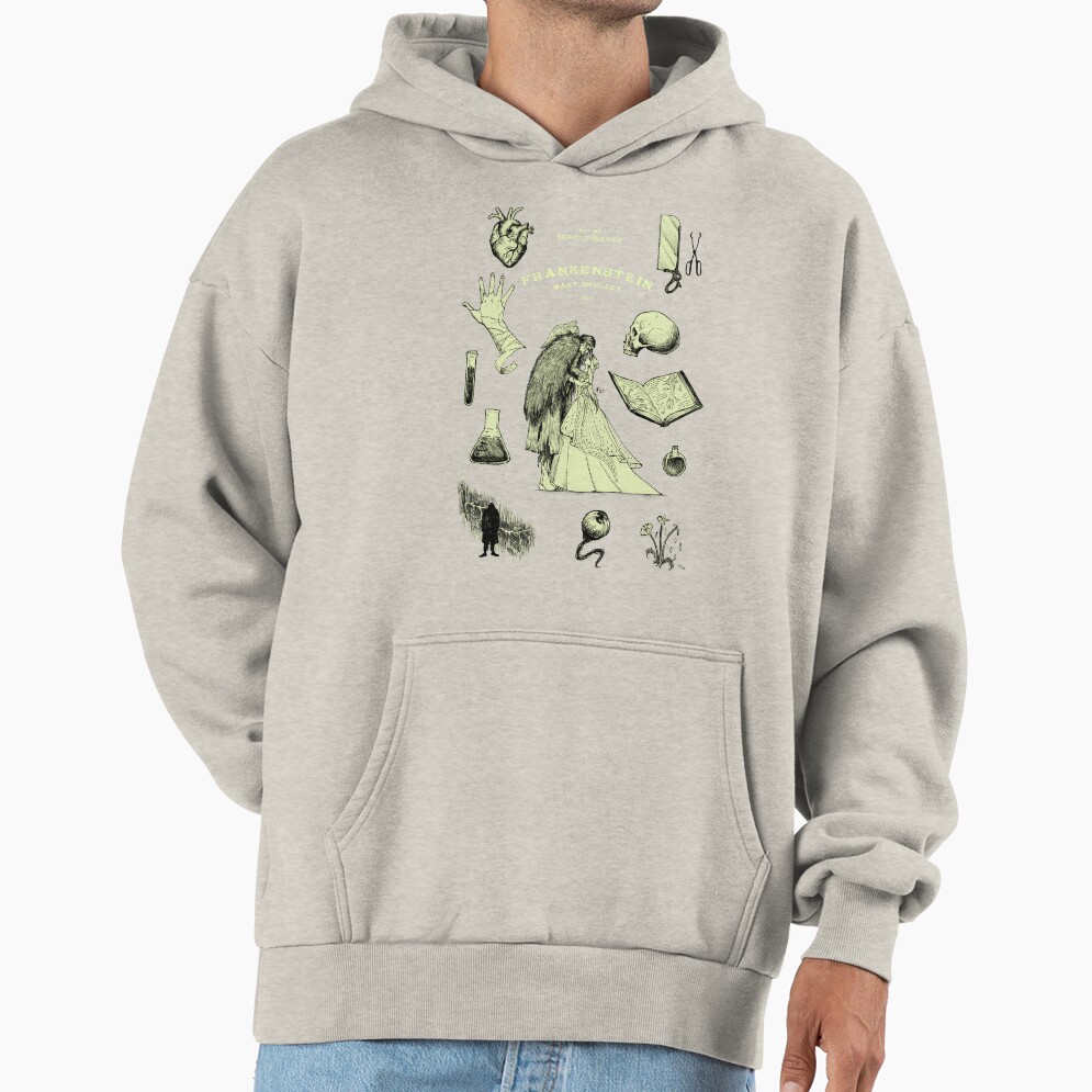 Frankenstein Gothic Monster Portrait Hoodie - Image 3