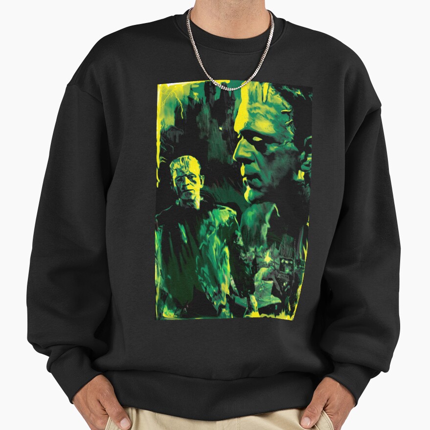 Frankenstein Boris Karloff It’s Alive Sweatshirt - Image 3