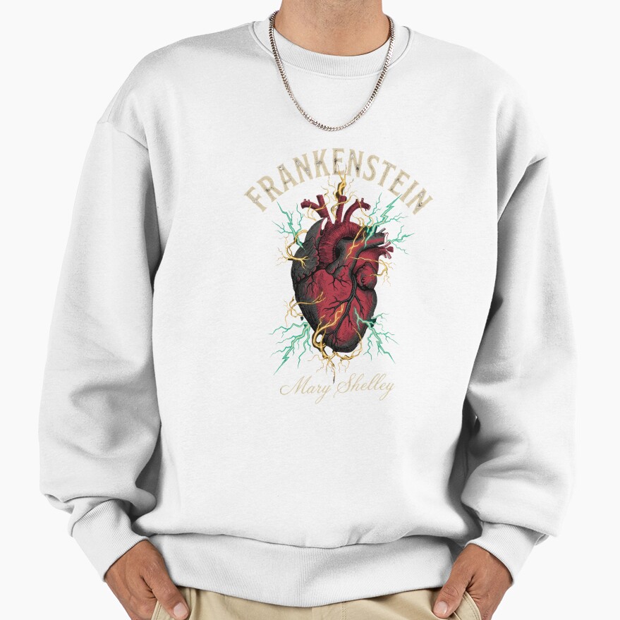 Frankenstein Anatomical Heart Lightning Sweatshirt - Image 2