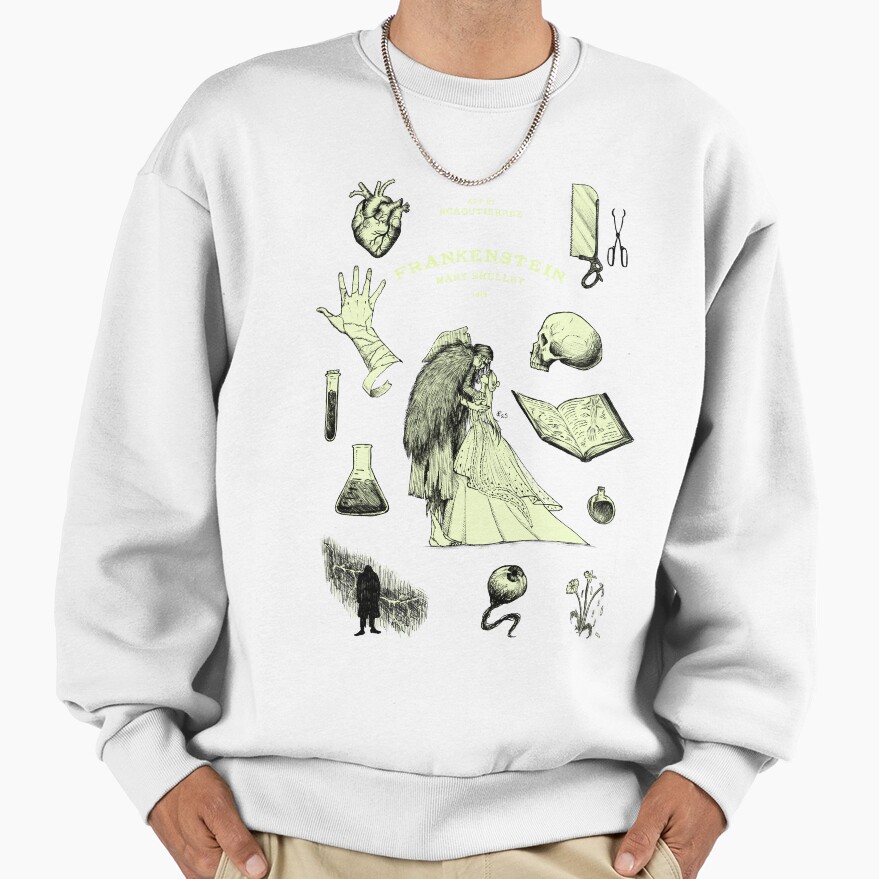 Frankenstein Gothic Monster Portrait Sweatshirt