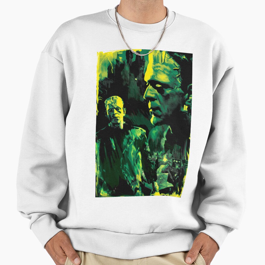 Frankenstein Boris Karloff It’s Alive Sweatshirt - Image 2