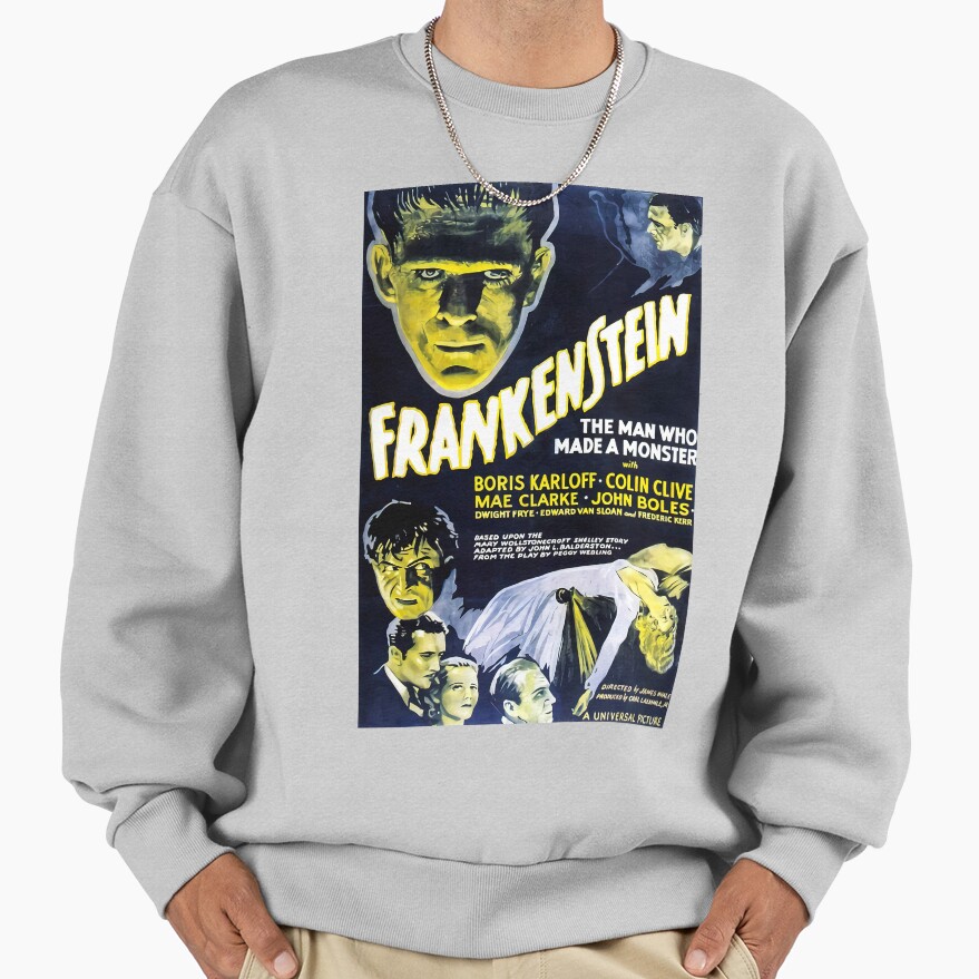 Frankenstein Vintage Gothic Classic Sweatshirt - Image 4