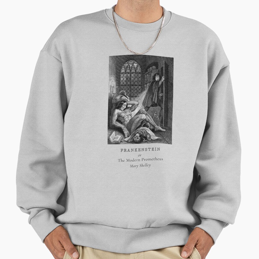 Frankenstein Mary Shelley Gothic Literature Sweatshirt - Image 4