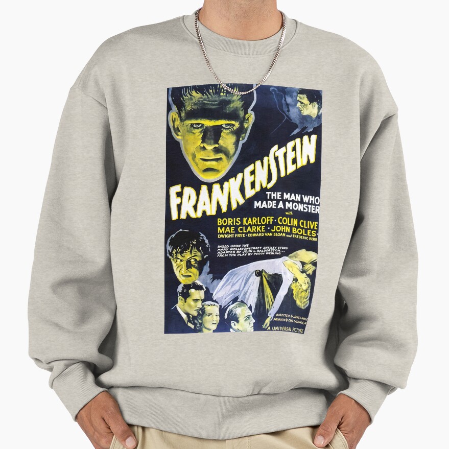 Frankenstein Vintage Gothic Classic Sweatshirt - Image 3