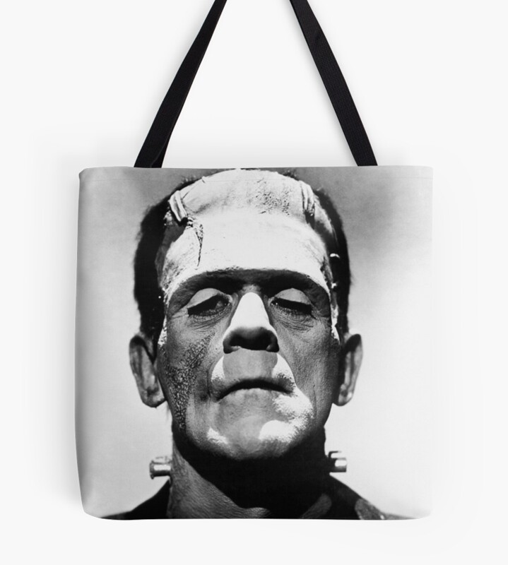 Classic Frankenstein Vintage Horror Tote Bag